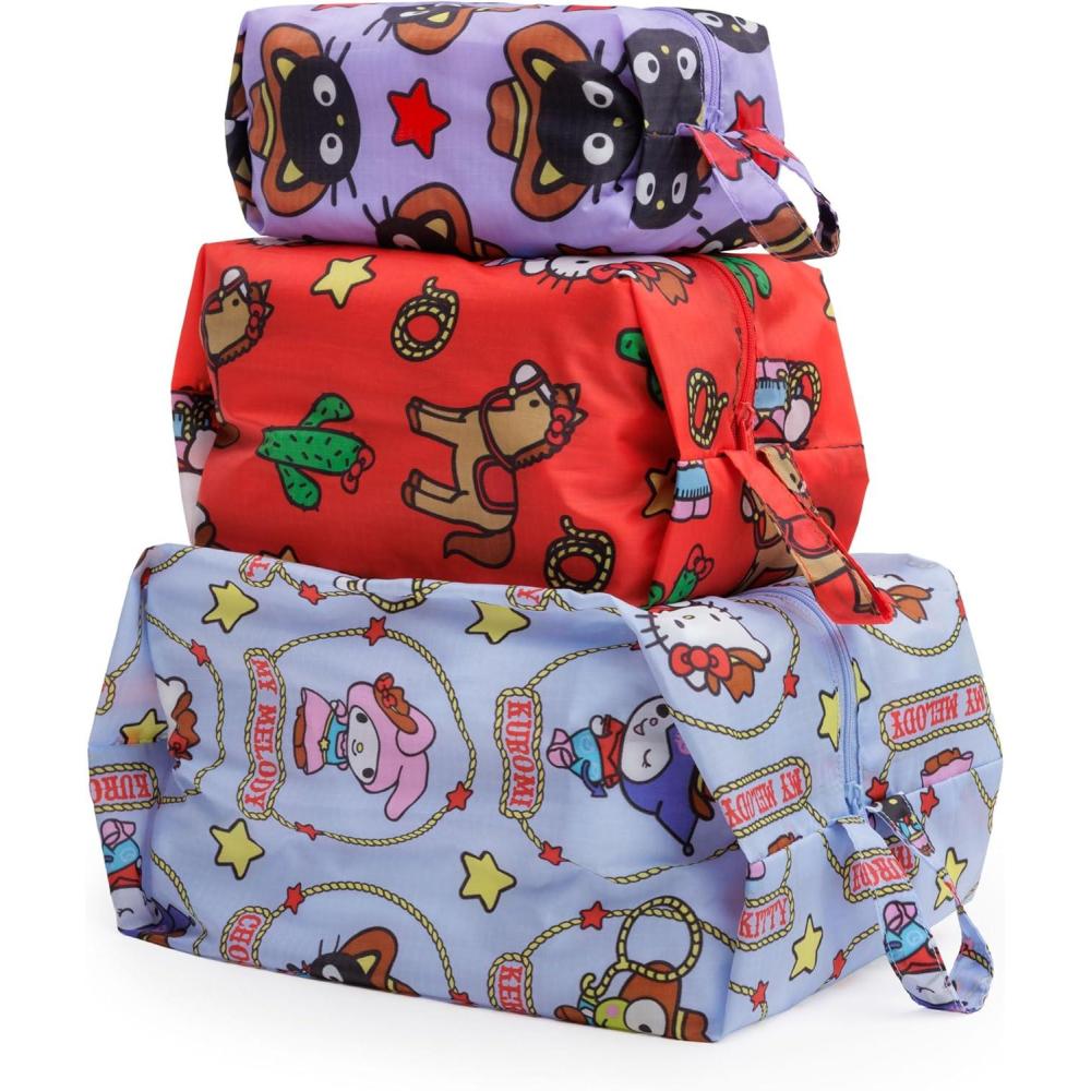 imageBAGGU 3D Zip SetHello Kitty  Friends Western