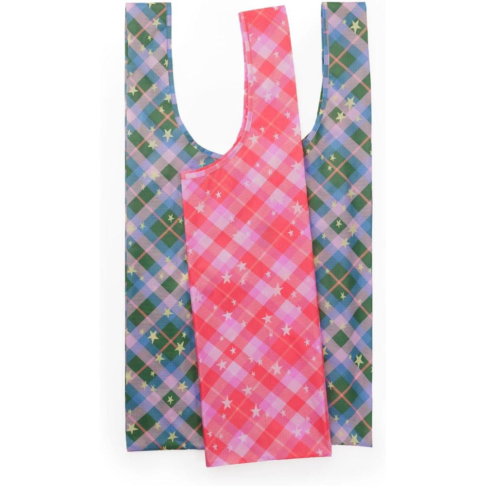 imageBAGGU Big Set of 2Star Plaid