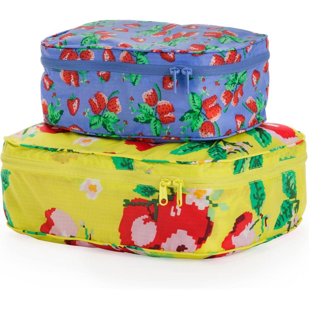 imageBAGGU Packing Cube Set  Needlepoint Fruit