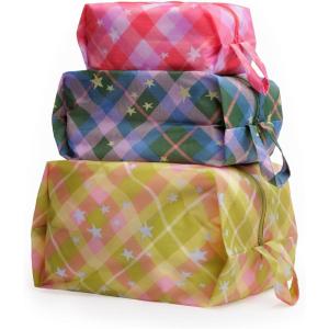 BAGGU 3D Zip Set(Star Plaid)