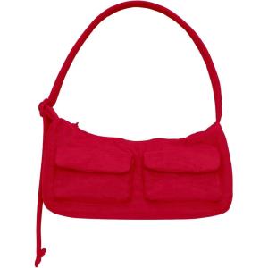 BAGGU Cargo Shoulder Bag(Candy Apple Red)