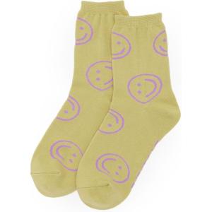 BAGGU Crew Sock(Straw Happy)