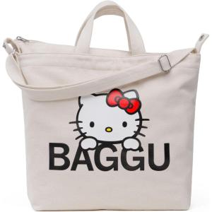 BAGGU Horizontal Zip Duck Bag(Hello Kitty)