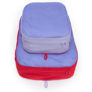 BAGGU Large Packing Cube Set – Fancy Animals(Mesh Berry Mix)