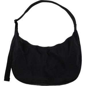 Large Nylon Crescent Bag(Black)