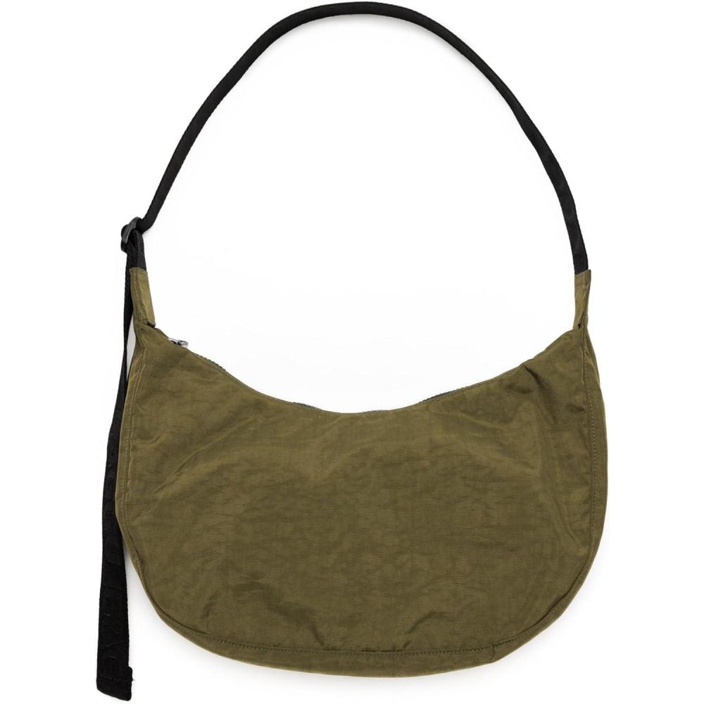 imageBAGGU Medium Nylon Crescent Bag  Seaweed 375