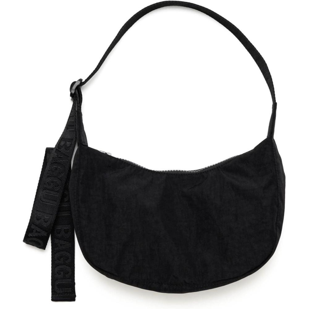 imageBAGGU Small Nylon Crescent Bag  Black 37