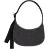imageBAGGU Small Denim Crescent Bag  Washed Black Denim