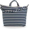 imageBAGGU Horizontal Zip Duck Bag  Navy Stripe