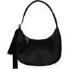 imageMedium Recycled Leather Crescent Bag  Black