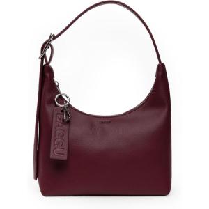 BAGGU Mini Recycled Leather Shoulder Bag – Mahogany