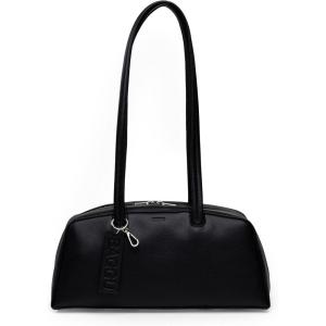 BAGGU Recycled Leather Bowler Bag – Black