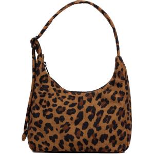 BAGGU Mini Nylon Shoulder Bag – Leopard