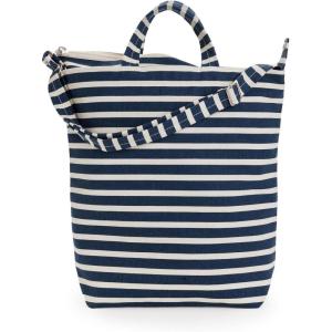 Zip Duck Bag – Navy Stripe