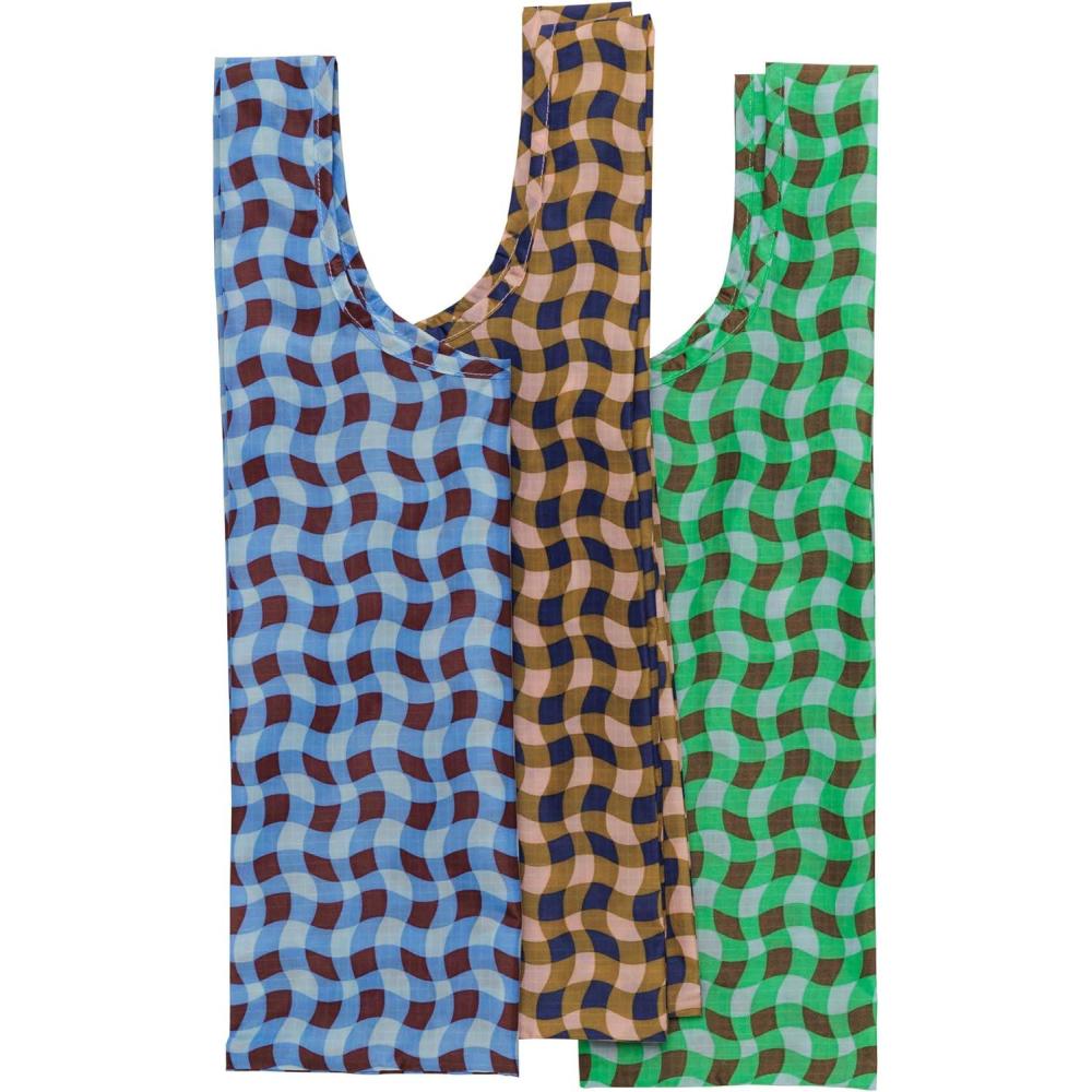 imageBAGGU Amazon Baby Set of 3  Wavy Gingham