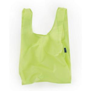 BAGGU Standard Reusable Shopping Bag, Ripstop Nylon Grocery Tote or Lunch Bag(Recycled Lime)
