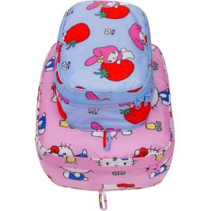 BAGGU Packing Cube Set – Leopard(Hello Kitty and Friends Florals)