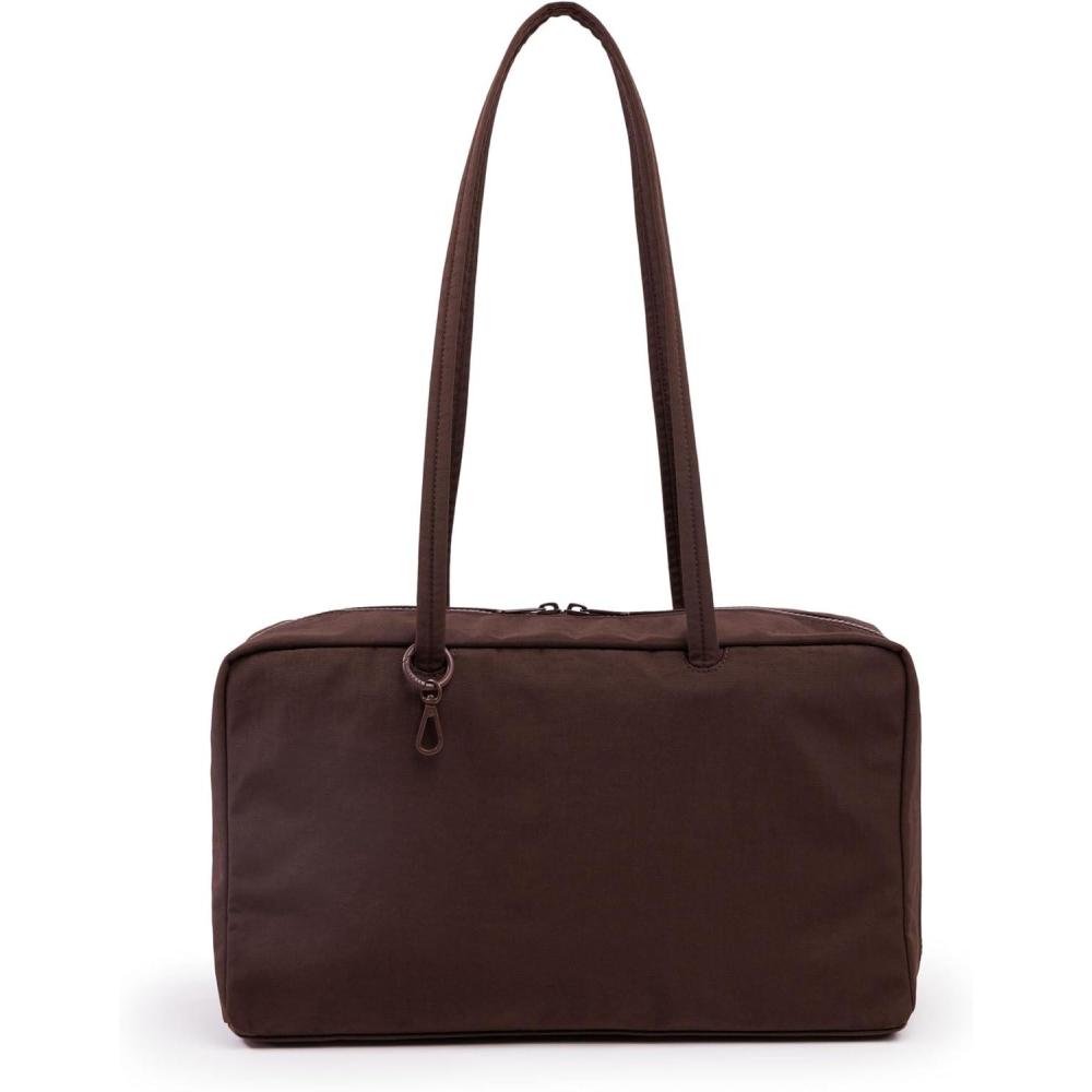 imageBAGGU Medium Nylon Bowler BagCoffee