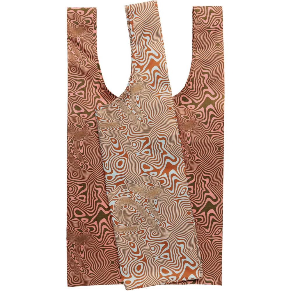 imageBAGGU Big Set of 2  Trippy Swirl