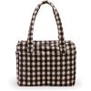 Blurred Gingham Brown