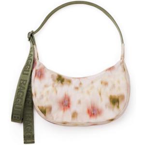 BAGGU Small Nylon Crescent Bag(Abstract Floral)