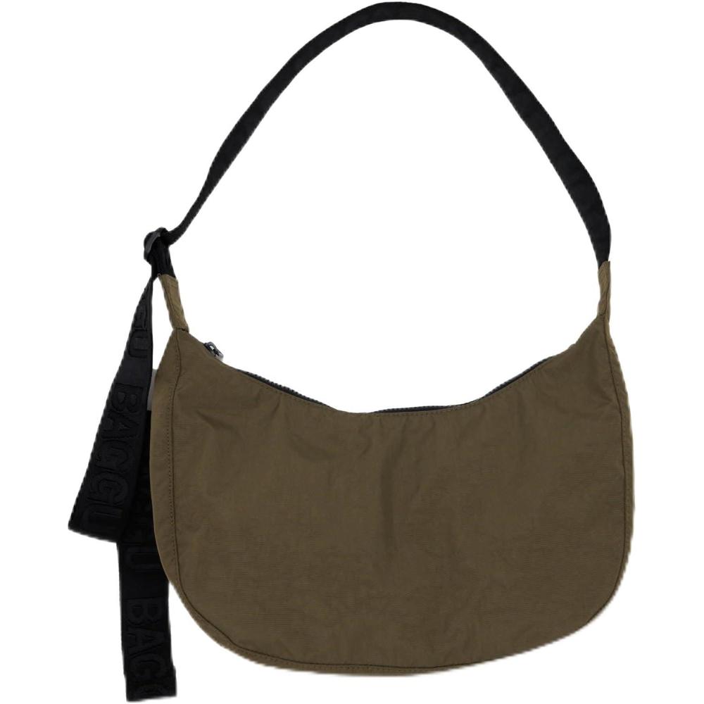 imageBAGGU Medium Nylon Crescent Bag  Seaweed 47