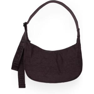 BAGGU Medium Nylon Crescent Bag – Chocolate Plum