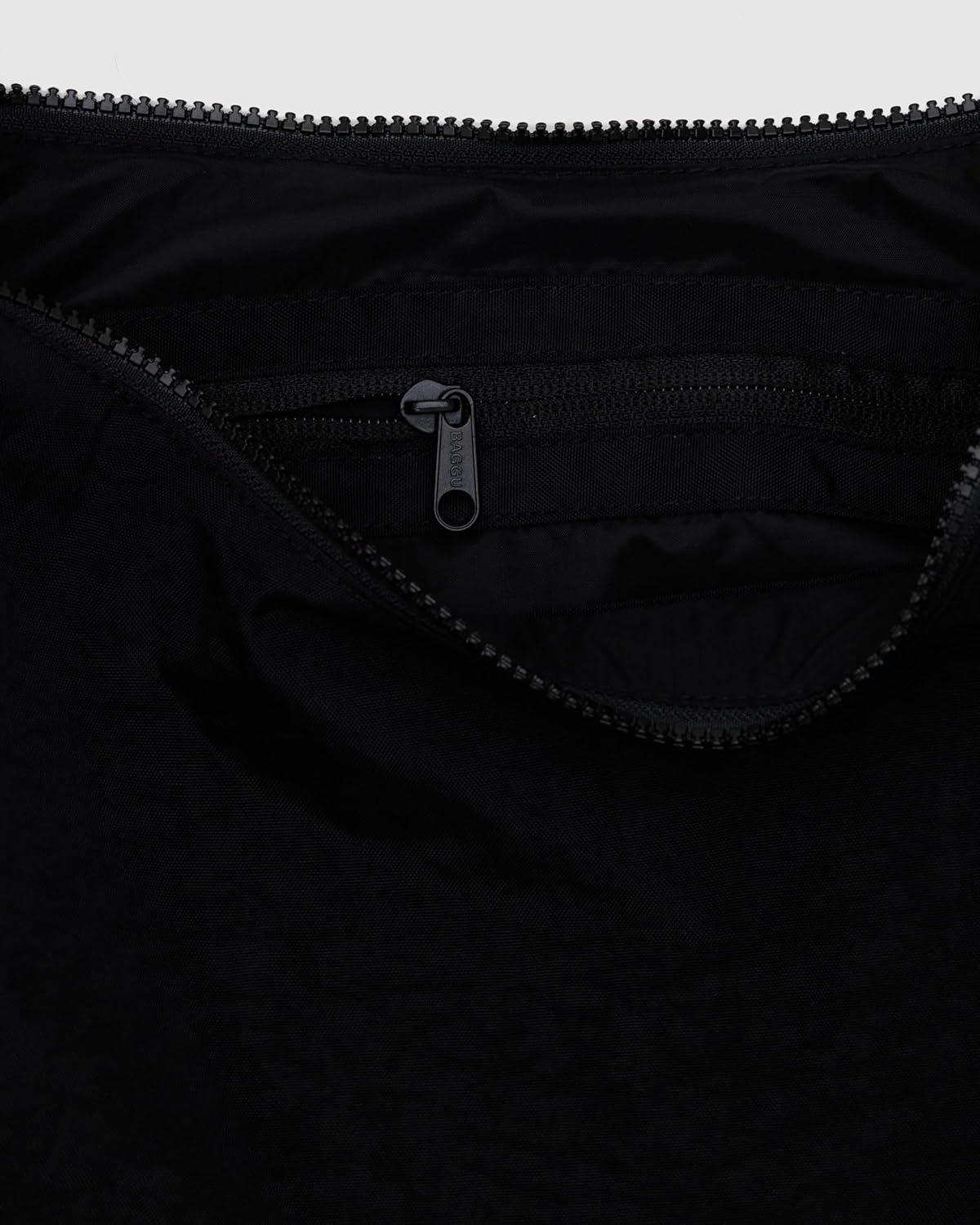 imageBAGGU Medium Nylon Crescent BagBlack