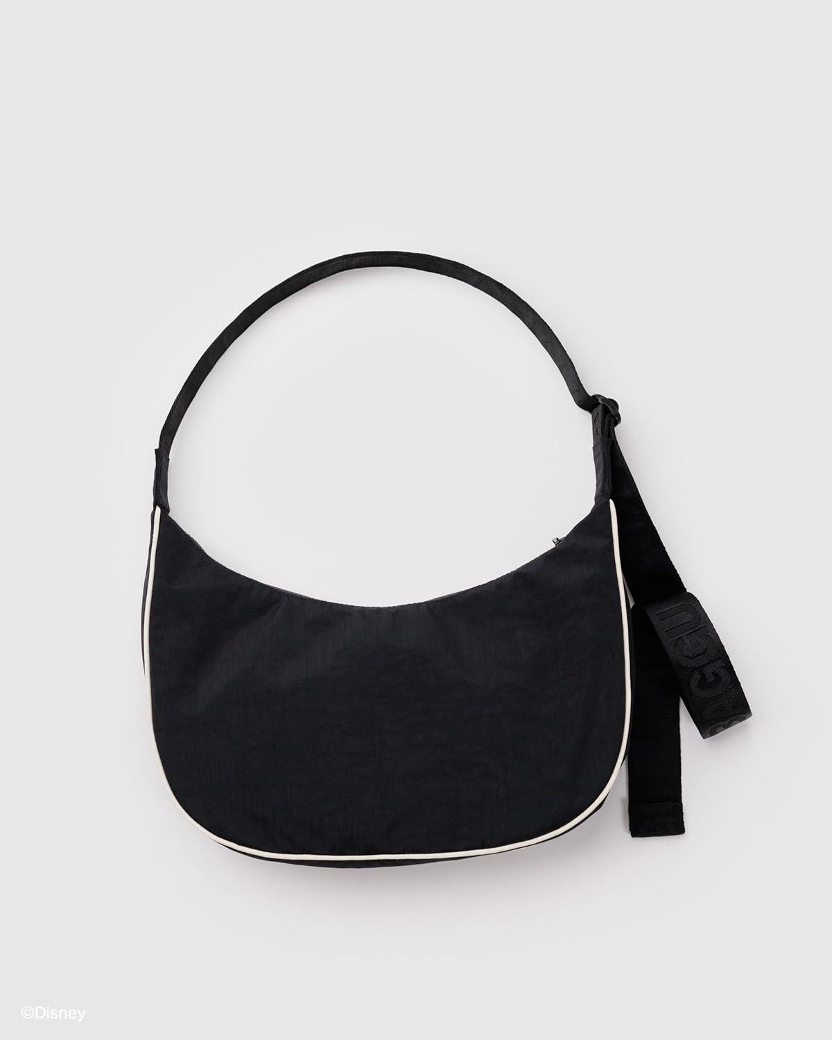 imageBAGGU Medium Nylon Crescent BagEmbroidered Mickey Mouse Club