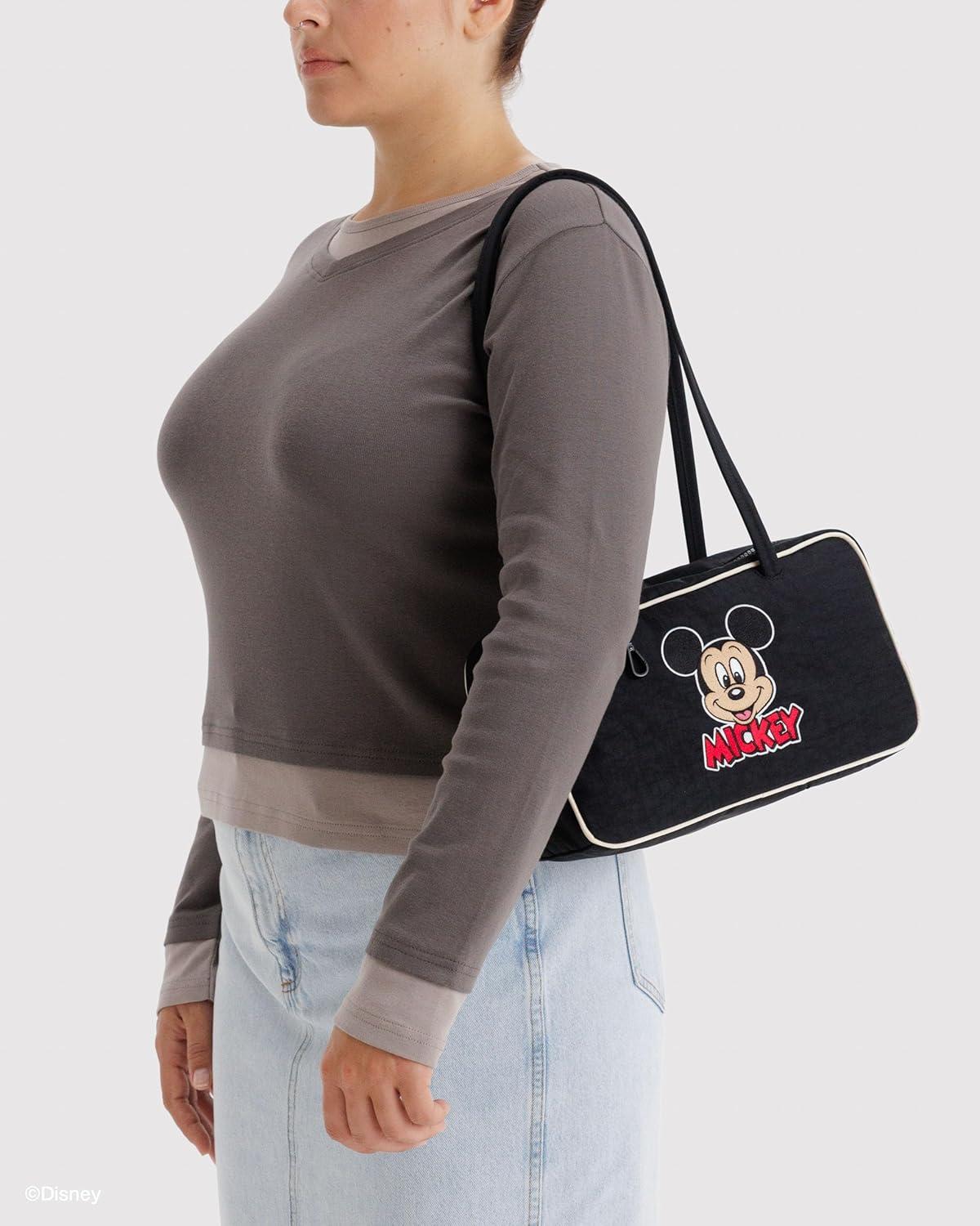 imageBAGGU Nylon Bowler BagEmbroidered Mickey Mouse Club