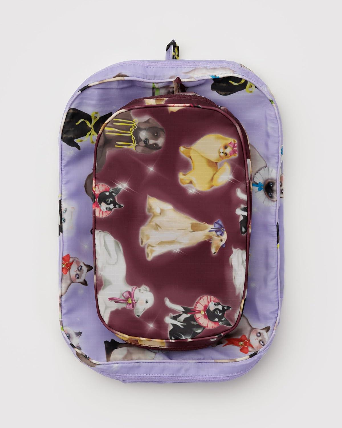 imageBAGGU Packing Cube Set Mickey amp MinnieFancy Animals
