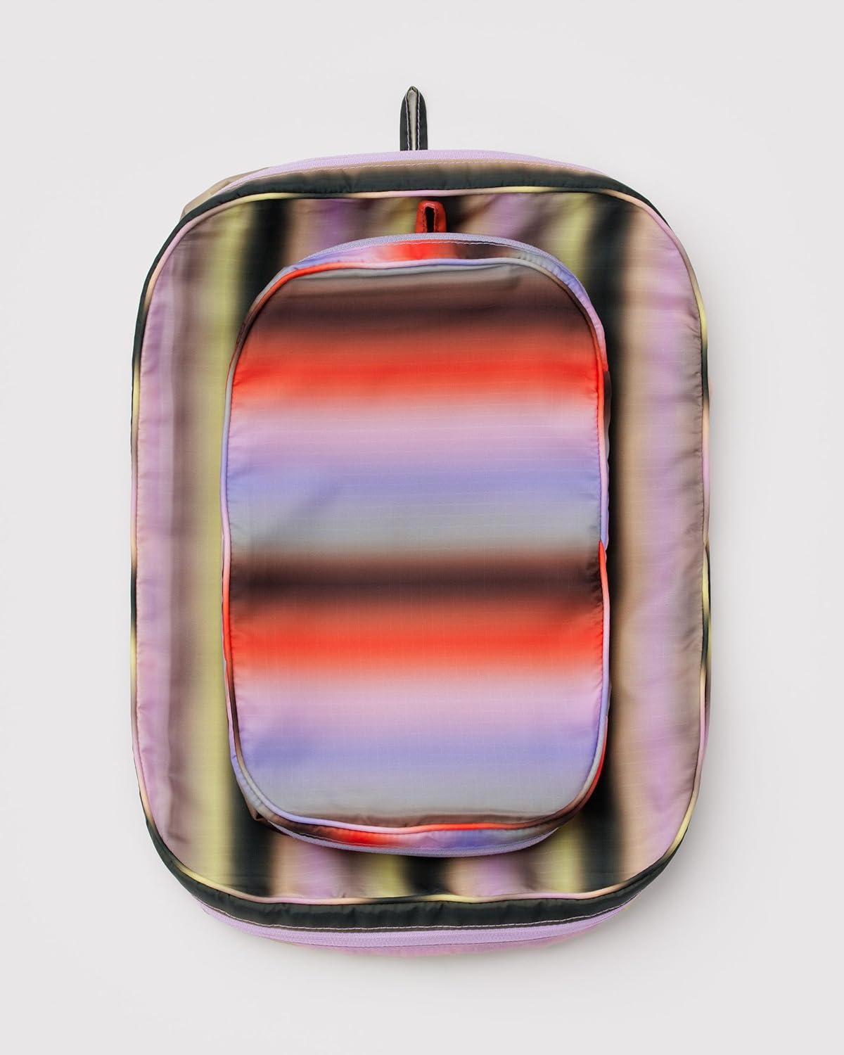 imageBAGGU Packing Cube Set Mickey amp MinnieGradient Stripes