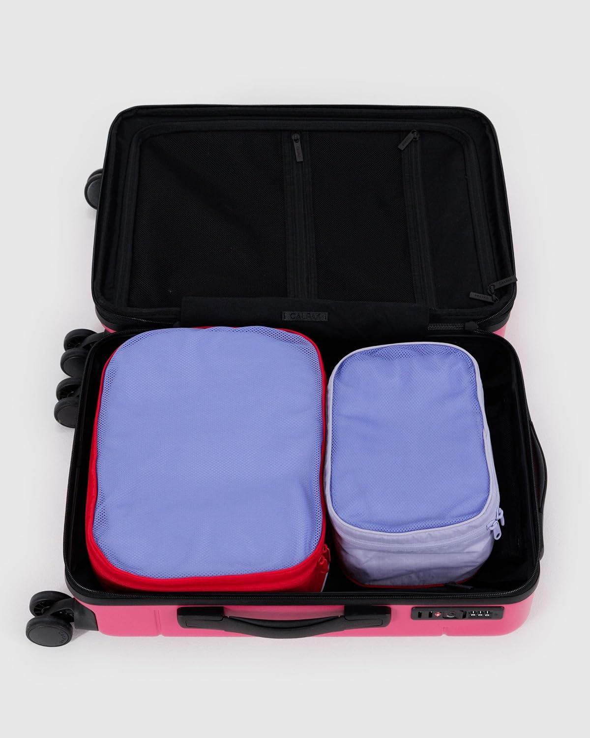 imageBAGGU Packing Cube Set Mickey amp MinnieMesh Berry Mix