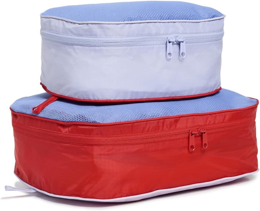 imageBAGGU Packing Cube Set Mickey amp MinnieMesh Berry Mix