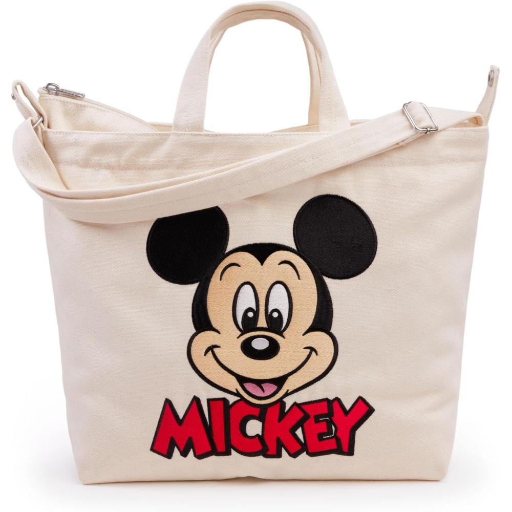 imageBAGGU Horizontal Zip Duck BagEmbroidered Mickey Mouse Club