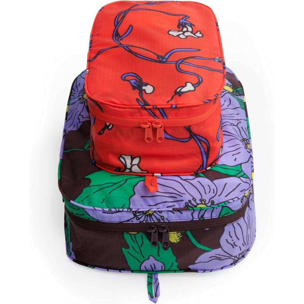imageBAGGU Packing Cube Set  Mickey amp MinniePoppy Mix