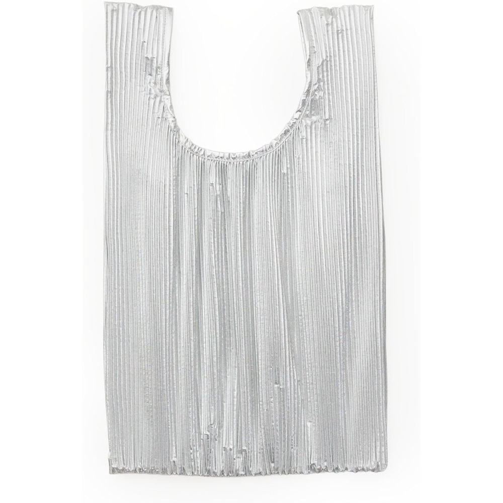 imageBAGGU PleatedChrome Metallic